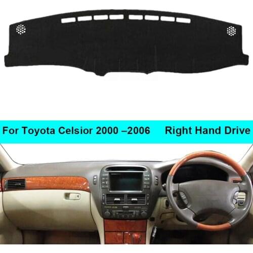 Car Inner Dashboard Cover For Toyota Celsior 2000 – 2006 RHD Dash mat Carpet Cape Sun Shade 2005 2004 2003 2002 2001 Protector