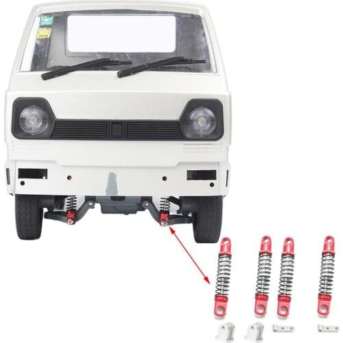 Wpl D12 Rc Car R493 Rear Axle Metal Shock Absorber Upgrade Kit Diy Accessories For Four-wheel Drive Climbing Rc Micro Truck