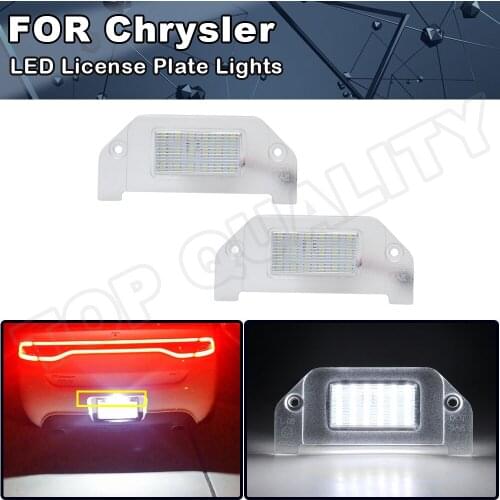 Error Free Light For Chrysler 300 2005-2014 Sebring 2007-2010 2PCS Led License Number Plate Lamp Light Car Tail Lighting Source
