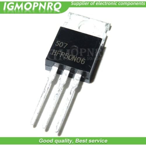 10PCS HFP50N06 TO-220 50N06 N-channel FET New Original Free Shipping