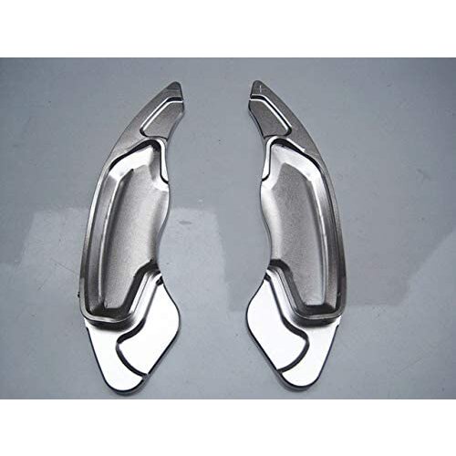 2Pcs GSD Aluminum alloy Car Steering Wheel Shift Paddle Shifter Extension for Volvo S60 XC60 S80 XC70 V60 V40 SILVER