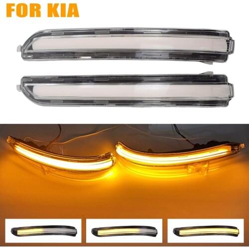2pcs High Quality Dynamic LED Turn Signal Light Mirror Indicator Blinker For Kia K3 Forte Cerato 2019 2020 Car Accessories