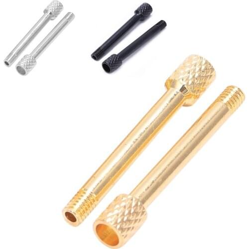 6 Pcs Br Electric Guitar Tremolo Bridge Saddle Clamp Lock string Screw/String through Screw/Not need Insert Block