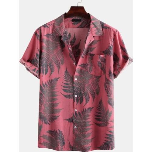 HAIMAITONG Men's Beach (Hawaiian) Shirts