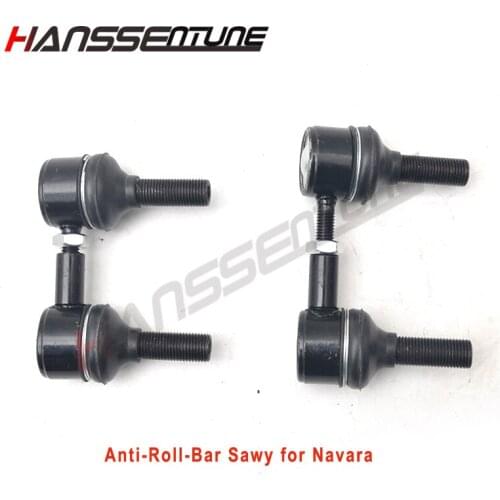 Hanssentune 4X4 Stronger Stabilizer End Link Kit Front Adjustable Right and Left Anti-Roll-Bar Sawy for Nissan Navara