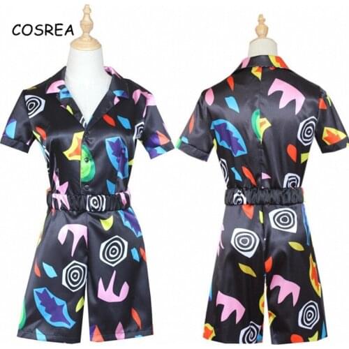 Eleven Cosplay Costume Jumpsuit For Stranger Things Season 3 Halloween Role Play Short Sleeve Dress Women Girls Drama Ouifit