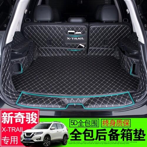 Car trunk mat For Nissan X-Trail 2015 - 2017 2018 2019 2020 Cargo Liner Interior Accessories Carpet car styling Foot Trunk mat