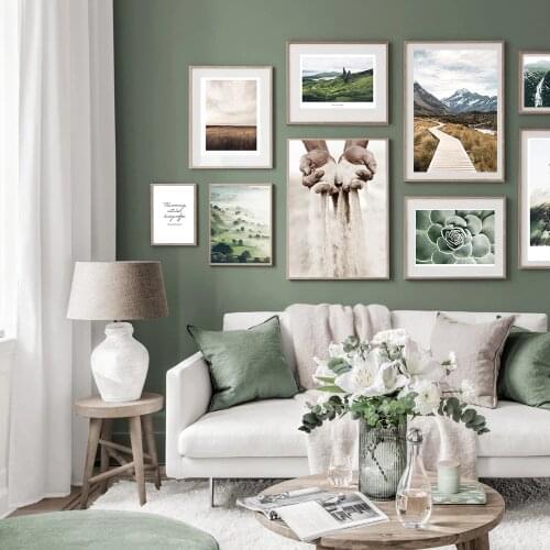 Hand Holding Sand Poster Flowers Canvas Painting Plant Wall Art Pictures For Living Room Natural Modern Home Decorative Prints