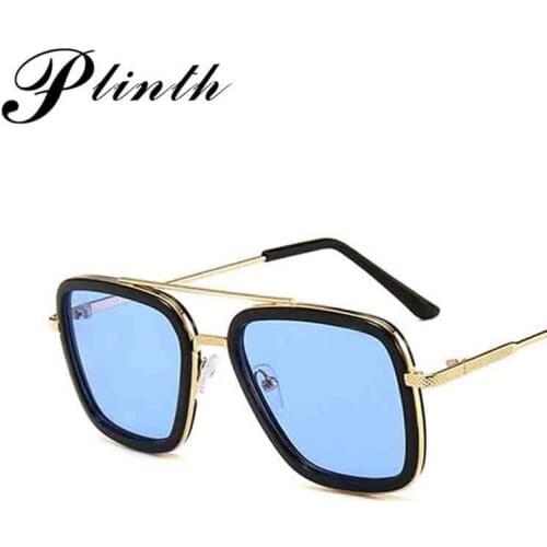 New Child Square Sunglasses Boys Girls Fashion Metal Double Beam Big Frames Sun Glasses Gradient Lens Kids Eyewear UV400 AG21