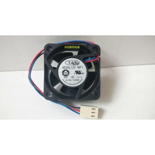 New 4020l12f NF1 DC12V 0.12A 4020 4cm 40 * 40 * 20MM cooling fan