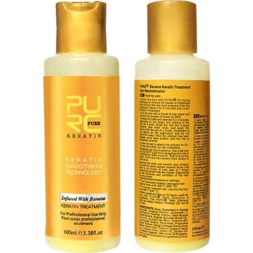 12% Keratin Hair Repair Treatment Hair Straighten Purifying Shampoo for straightening damage hair Supple Smooth Hair Care TSLM2