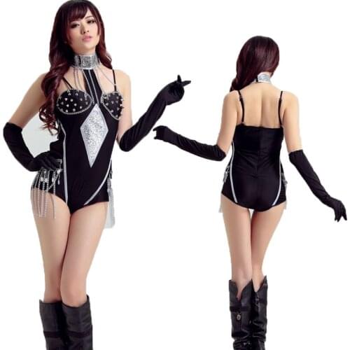 Nightclub ds performance clothes new female song performance jazz dance clothes hip-hop hip-hop bar stage costumes jumpsuits