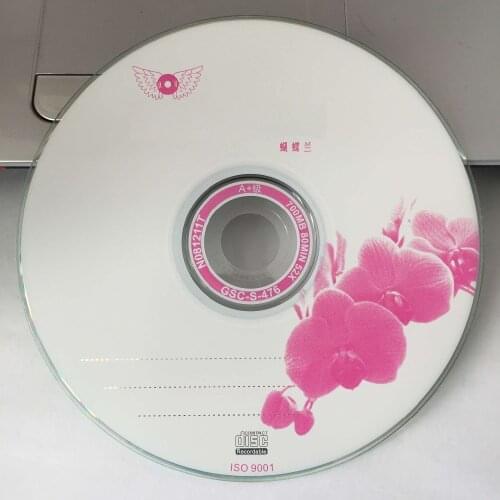 Wholesale 50 discs Grade A 700 MB Blank Butterfly Flower Printed CD-R Disc