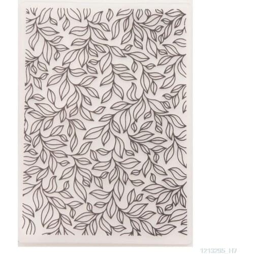 Plastic Embossing Folder Template DIY Scrapbook Photo Album Card Craft Tree Leaves