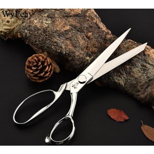 10 Inch Senior Stainless Steel Professional Tailor Scissors Leather Sewing Clothing Scissors Sewing Shears Tools. Very Sharp