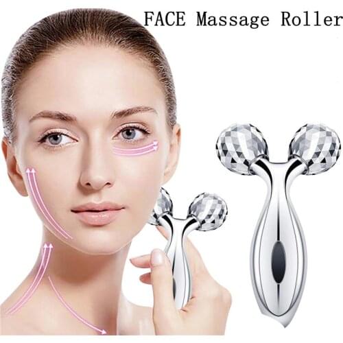 3D Face Lift Roller Massager Face Skin Care Tools Y Shape Rolle Instrument Beauty Tool for Face Lifting Wrinkle Remove
