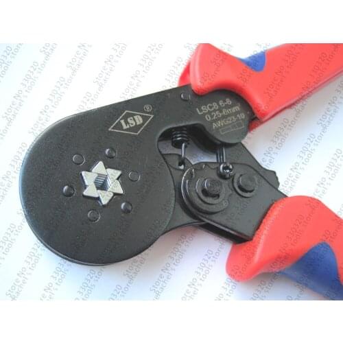 Self-adjusting Cable ferrules Crimping pliers wire end sleeves crimp tools 0.25-6mm2 LSC8-6-6