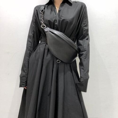 Natural Cowhide Crossbody Bags Women 2020 Fashion Messenger Bag Leather Handbags Cool Saddle Waist Shoulder Bag sac main femme