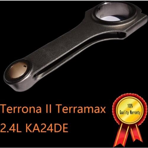 Terrona KA24DE connecting rod upgrade strong torque material billet forged 4340 steel bearing tang polishing for nissan Terramax