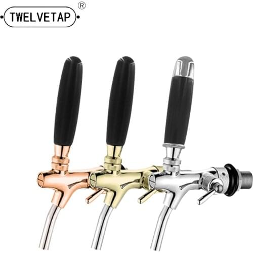 TWELVETAP Adjustable Beer Tap Drinking of Barreled Beer Machine Valve Wine Faucet for Home Bar Club Brewing FD-814T