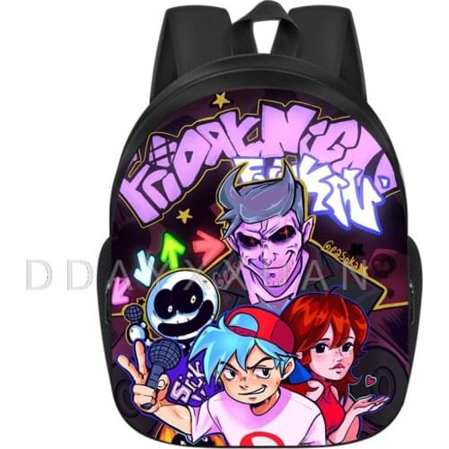 High Quality Friday Night Funkin School Backpack Fashion Surprise Gift Travel Rucksack Students Boys Girls School Bag Schoolbag