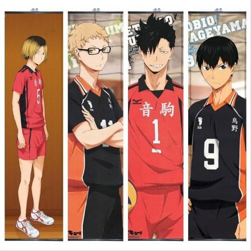 WTQ Haikyuu!! Anime Posters Wall Decor Poster Canvas Painting Wall Art Picture for Living Room Decoration Home Deco