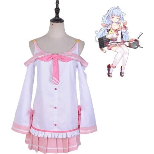 Game Azur Lane Uss Nicholas Cosplay Costume Dress Halloween Carnival Party Women Cosplay Costumes Fancy Suit Daily Dress