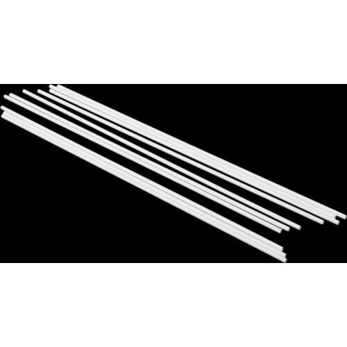 10pcs ABS Plastic White Round Tube Rod Stick for Architecture Model Making