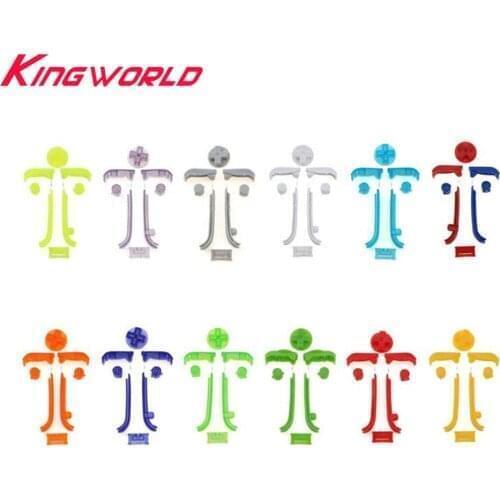 100set AB Colorful Replacement Keypads L R A B Buttons Frame For Gameboy Advance For GBA D Pads Power ON OFF Button