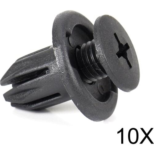 10x Nylon Fastener Cowl Top Push-Type Retaining Clip for Honda Civic Odyssey Accord Civic del Sol Acura RL 91503-SP0-003 C29