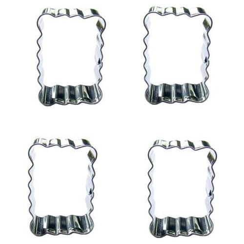 Rectangle shape 4 piece cookie cutting molds, baking tools, cake decorating soft candy tools