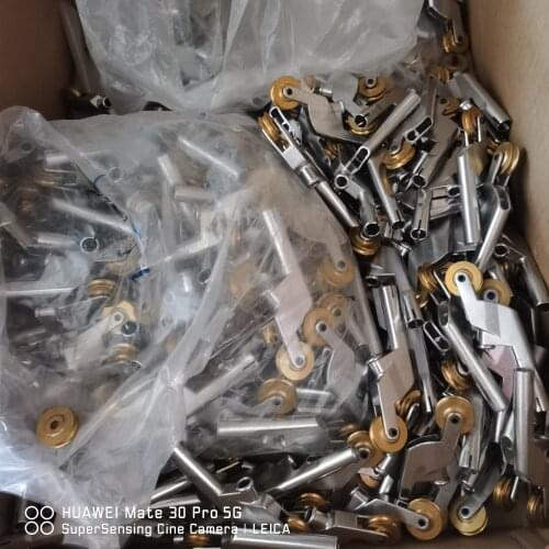 50pcs Round roller speed welding nozzle with wheel for hot air welding gun