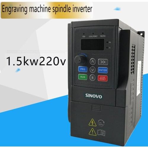 VFD engraving machine spindle inverter 220V1.5KW single input and three output CW80-2S-1.5GC spindle controller VFD inverter
