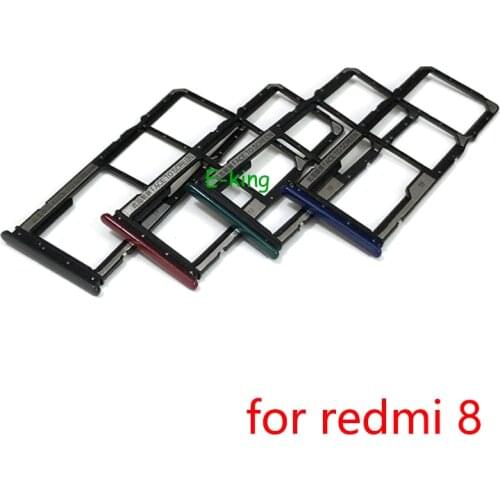 Sim Tray Holder For Xiaomi Redmi 9 Redmi 10x SIM Card Tray Slot Holder Adapter Socket Repair Parts