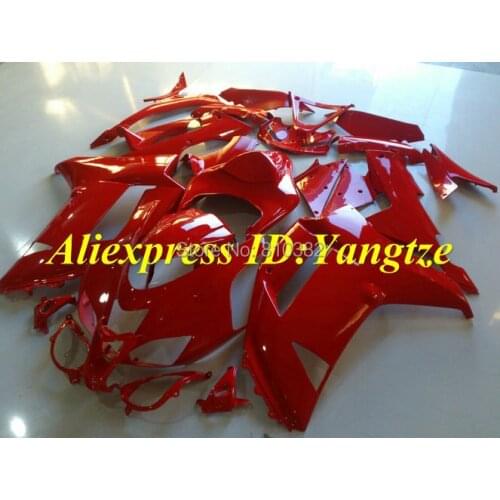Motorcycle Fairing kit for KAWASAKI Ninja ZX6R 07 08 ZX6R 636 2007 2008 Complete hot red ABS Fairings set +7 gifts SC45