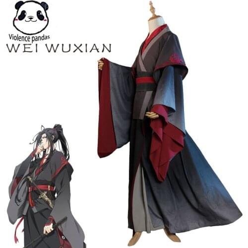 Hot cool cosplay Wei Wuxian Cosplay Mo Xuanyu Costume Anime Grandmaster of Demonic Cultivation Cosplay Mo Dao Zu Shi Costume Men