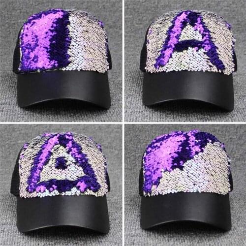 Magical sequin Baseball Caps Summer Mesh Snapback Hats For Women Men Hip Hop Cap casquette Trucker Males Cap Dad Novelty Sun