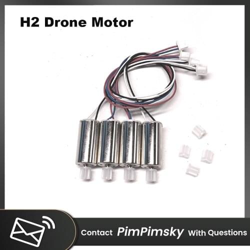 H2 Mini Drone Accessories Camera 4K WiFi FPV RC Helicopter Engine Motor Remote Control Quadcopter Spare Parts A Set Of 4 Motors