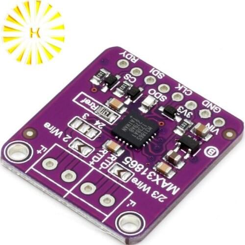 31865 MAX31865 RTD platinum resistance temperature detector module PT100 to PT1000 Connector