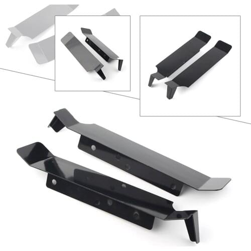 Motorcycle Saddlebag Filler Panels Solid Strips for Harley Road King Electra Glide FLHR 1993-2008 & FLHS 1993 Black