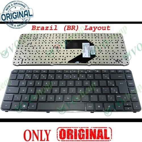 New Laptop keyboard for HP Pavilion G4-2000 G4-2022 G4-2047 G4-2048 Black with frame Brazil BR AER33600230 673608-201 680555-201