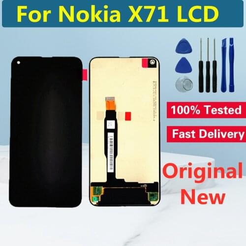 Original 6.39'' LCD For Nokia X71 LCD Display Screen Touch Panel Digitizer For Nokia X71 X 71 Screen Replacement TA-1167 TA-1172