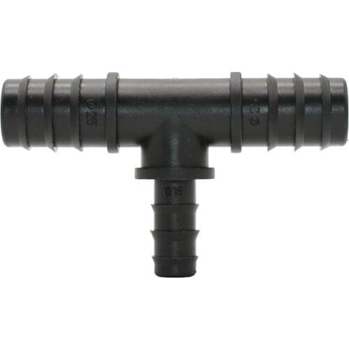 Irrigation hose 25 to 16 Reducing tee Connector water splitter barbed 3 Way Hose barbed irrigation connector screw 2pcs