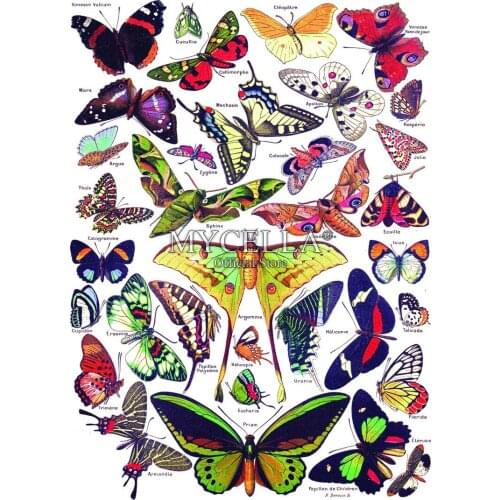 Full Diamond Embroidery Butterflies & Insects 5D Diy Diamond Painting Cross Stitch Diamond Mosaic Sets Home Decor Canvas gifts