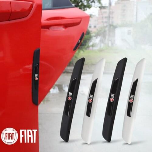 Car Door Rubber Anti Collision Strips Sticker Styling Accessories For FIAT 500 Grande Punto Tipo Stilo UNO Astra Bravo Panda