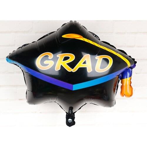 Graduation doctor hat balloon graduation party decoration aluminum foil balloon graduation light balloon school party decoration