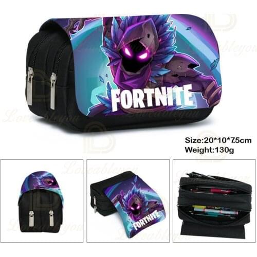 Fortnite Student Pencilcase Large Capacity Pencil Case Kids Toys Pen Bag School Supplies Stationery Pouch Boys Game Gifts
