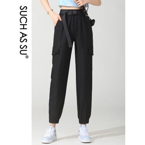 SUCH AS SU Women's Cargo Pants