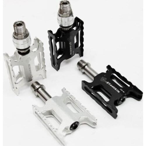 Super lightweight CNC Pedals with Full Titanium Axles with both side quickrelease for Brompton