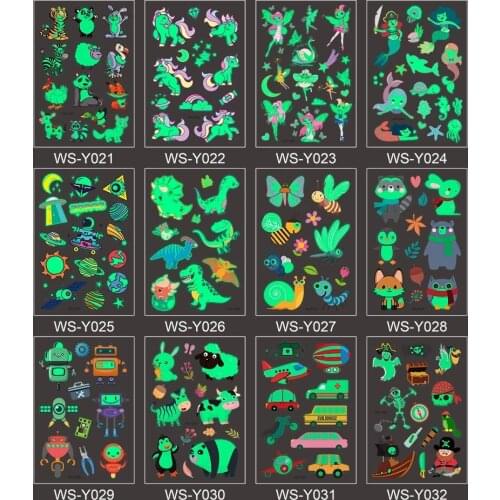 1Pcs Glow In The Dark Stickers Luminous Fashion Toys Accessories Improve Manipulative Ability Gift Children